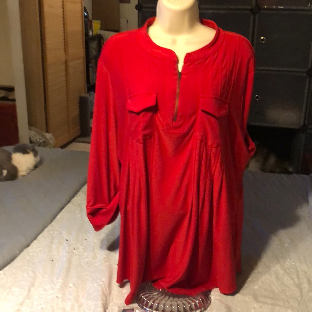 Cocomo xl red tunic